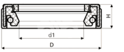 Сальник рулевой рейки HAZ1861