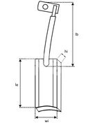 Щетки мотора отопителя KSB0032