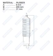 Пыльник рулевой рейки RDZ0251MG