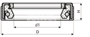 Сальник рулевой рейки HAZ0650