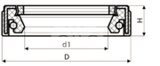 Сальник рулевой рейки HAZ1559