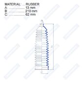 Пыльник рулевой рейки RDZ0305MG