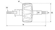 Ротор генератора AVB0579