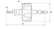 Ротор генератора AVB4097