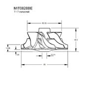 Крыльчатка турбокомпрессора MIT0828
