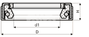 Сальник рулевой рейки HAZ1586