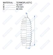 Пыльник рулевой рейки RDZ0601MG