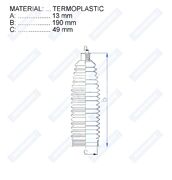 Пыльник рулевой рейки RDZ0515MG