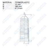 Пыльник рулевой рейки RDZ0045MG