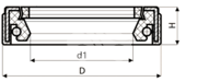 Сальник рулевой рейки HAZ0927RR