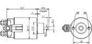 Втягивающее реле стартера SSM9010