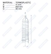 Пыльник рулевой рейки RDZ0542MG