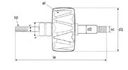 Ротор генератора AVY0708