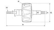 Ротор генератора AVB0132